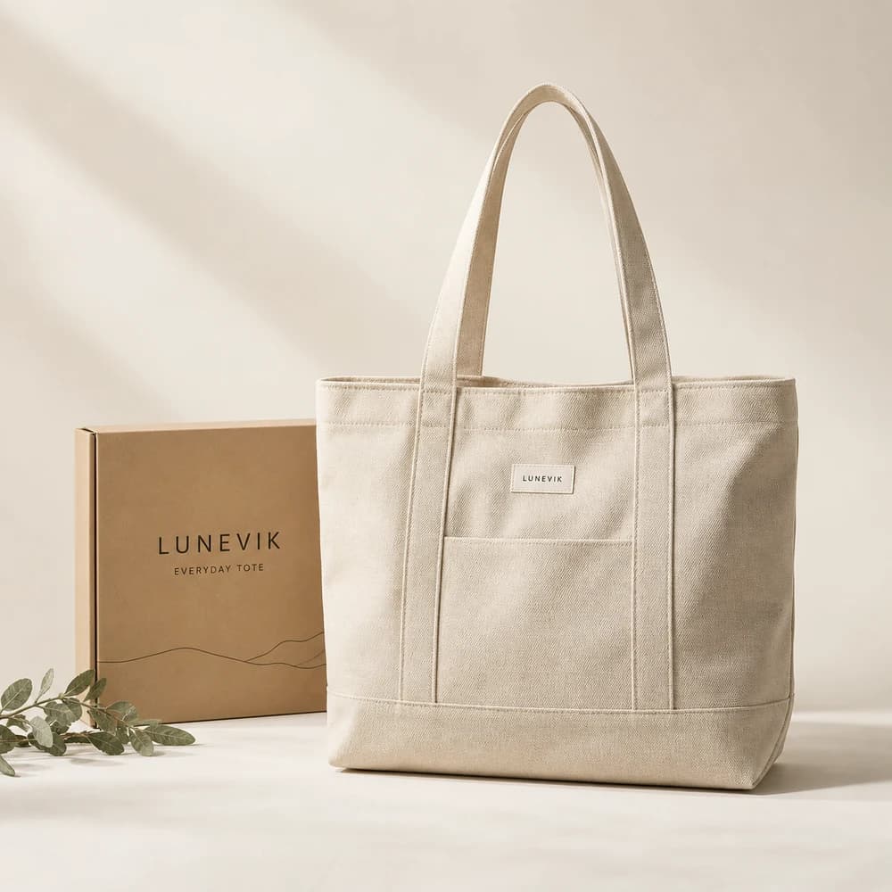 Túi tote vải canvas dùng hằng ngày · Trải nghiệm tại phòng trưng bày ở Seongsu